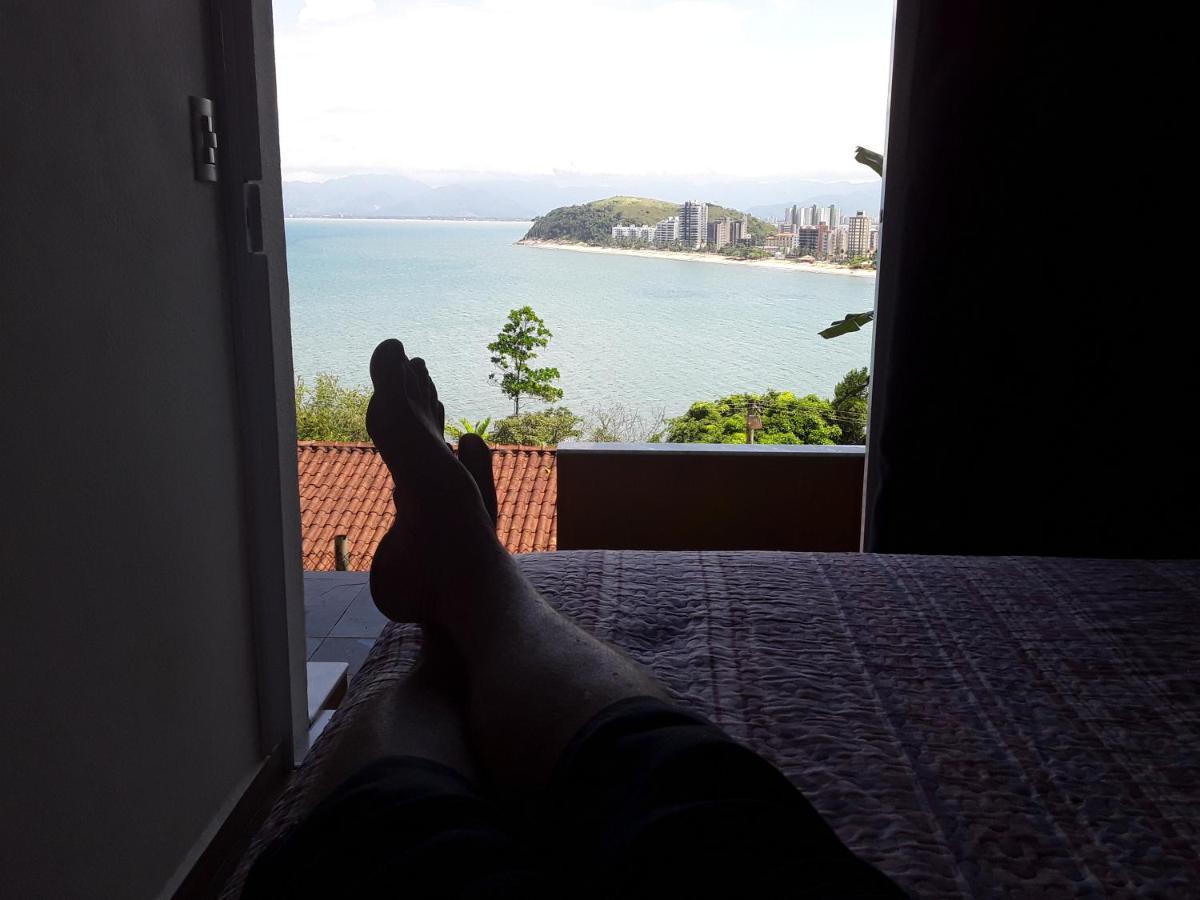 Honey Moon - Vista do mar na cama. Caraguatatuba Exterior foto